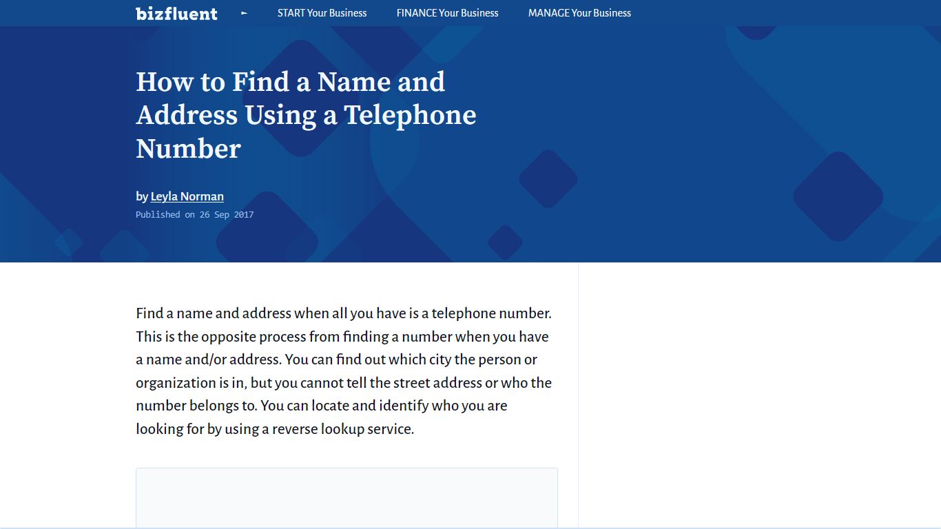 How to Find a Name and Address Using a Telephone Number